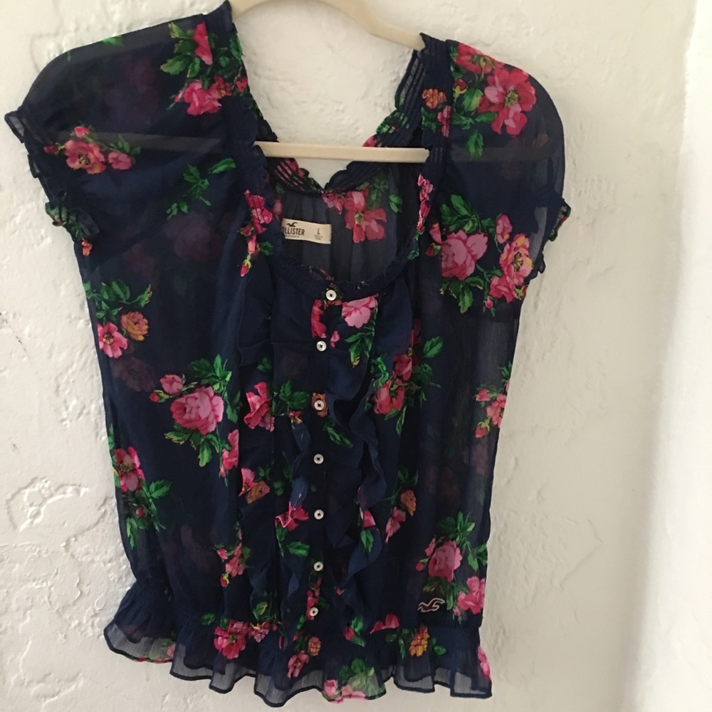 Hollister floral top